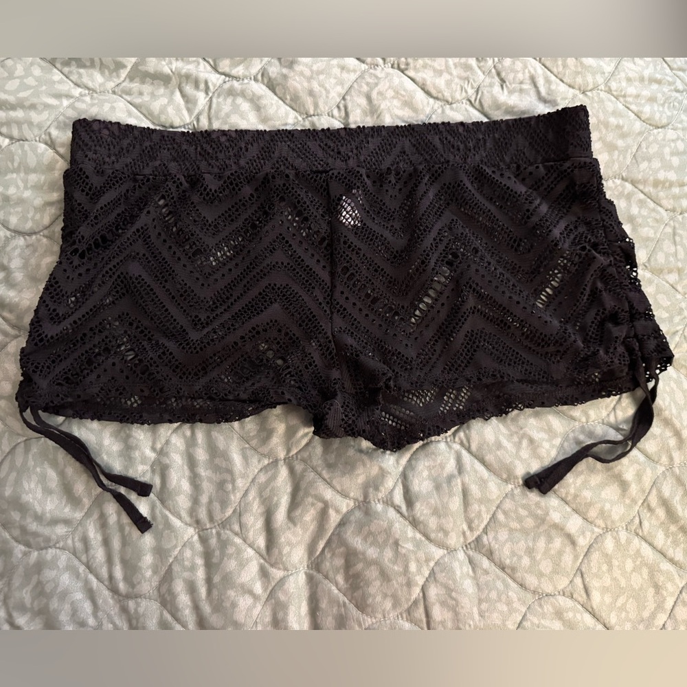 Short Black bikini Coverup … Size XXL